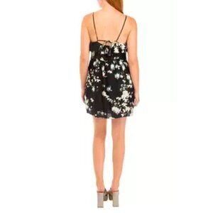 Joie Lilli Caviar Multi Floral Minidress Size XXS Cocktail Boho NWT